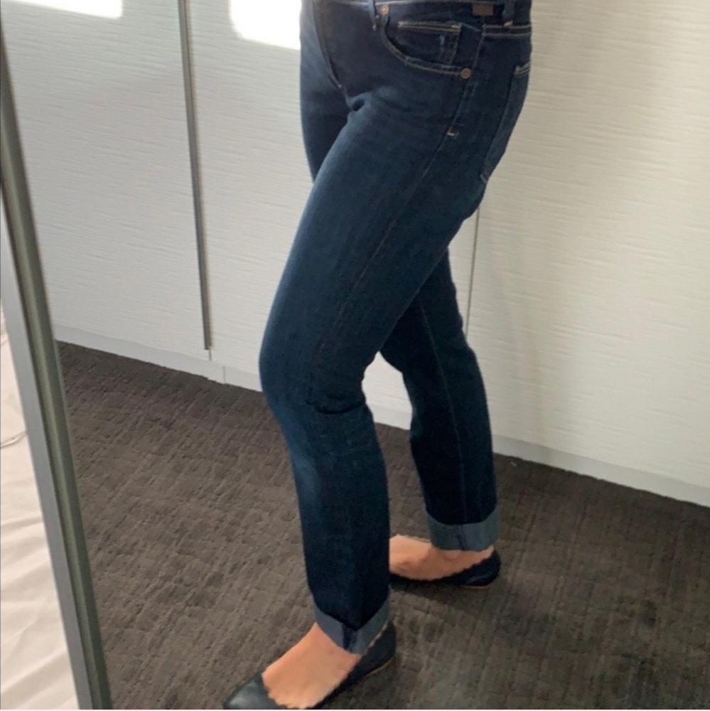 Citizen of Humanity Ava  jeans, low rise straight leg, 27, inseam 31/32"